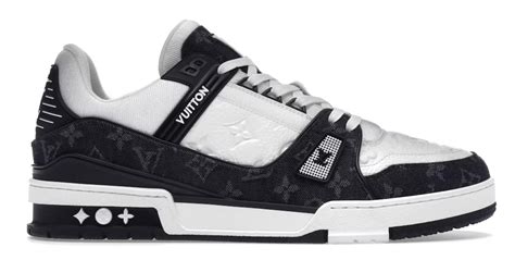 louis vuitton lv trainerwhite black.